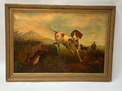 LARGE OIL PAINTING