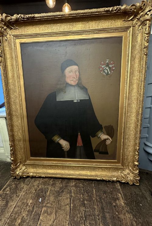 RICHARD BAXTER ENGLISH PURITAN MINISTER RELIGIOUS 17TH OIL PORTRAIT PAINTINGS - ADDITIONAL PHOTO 9