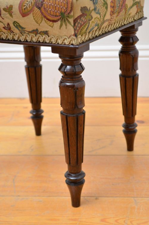 ENGLISH WILLIAM IV ROSEWOOD STOOL - ADDITIONAL PHOTO 10